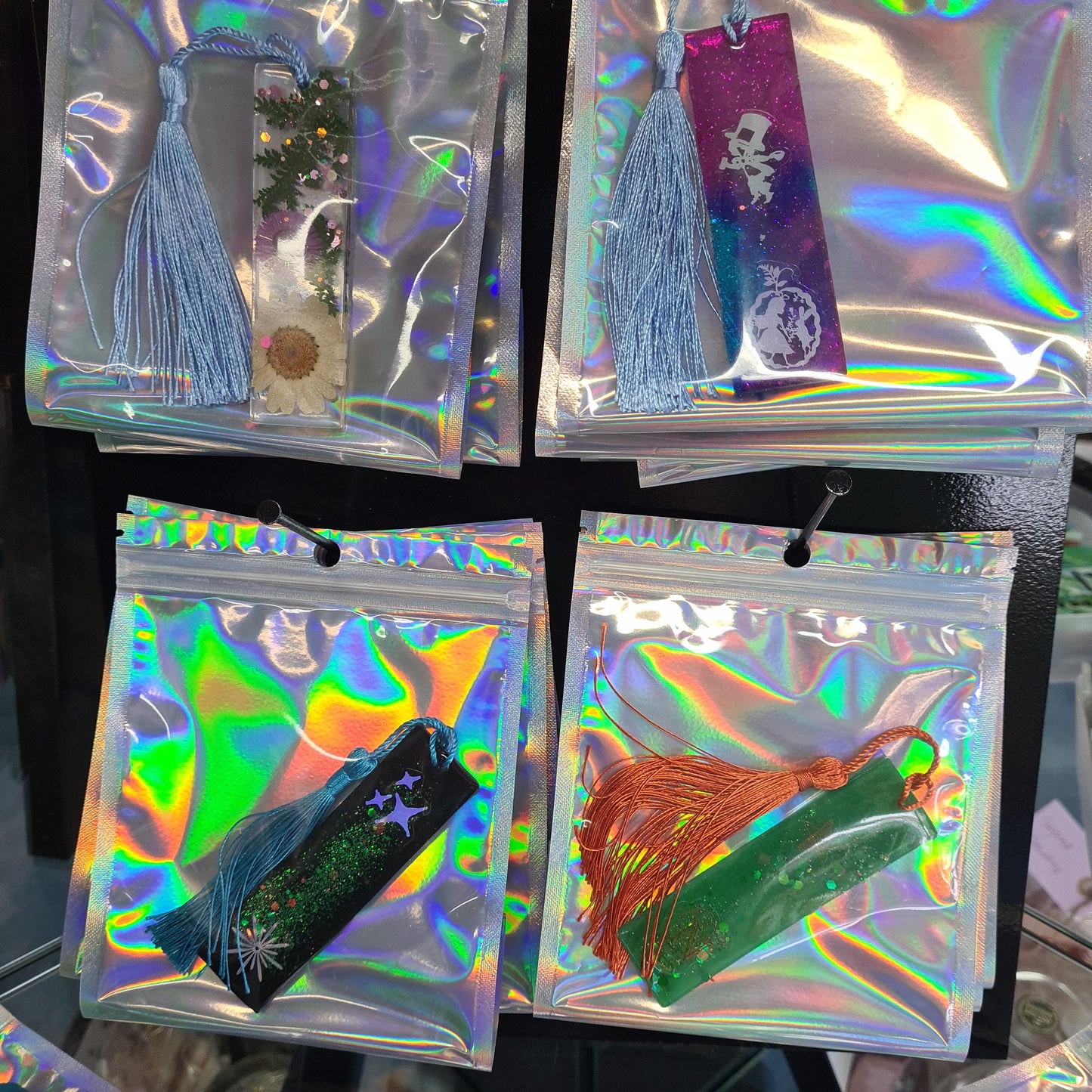 Resin bookmark