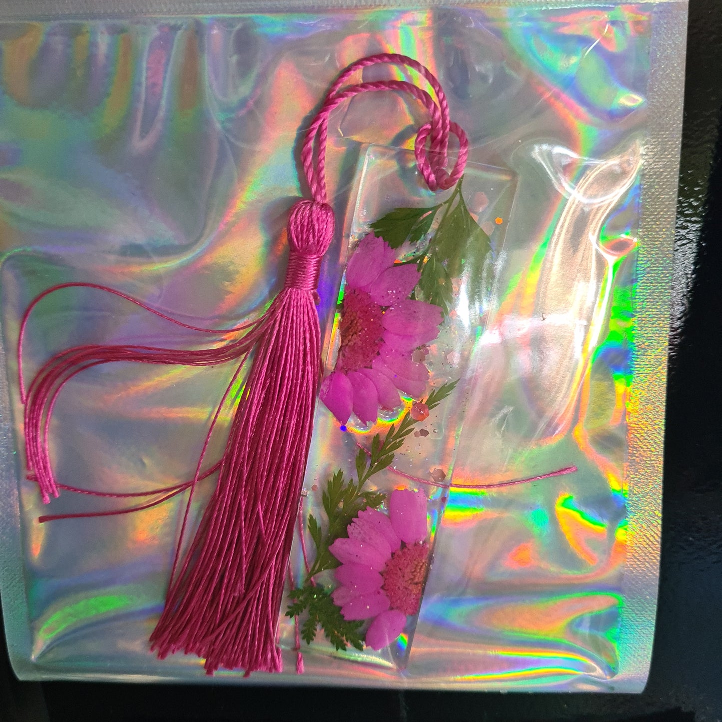 Resin bookmark