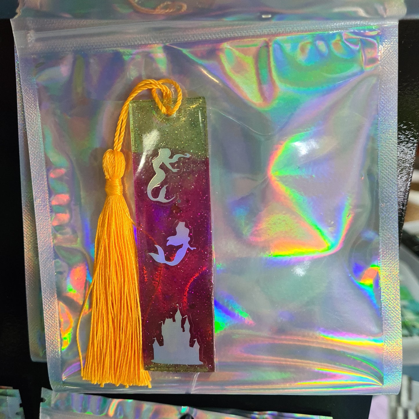 Resin bookmark
