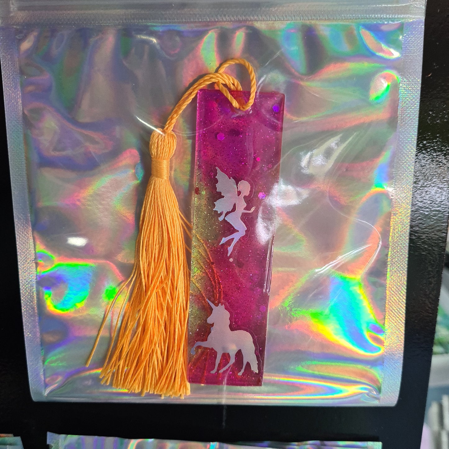 Resin bookmark