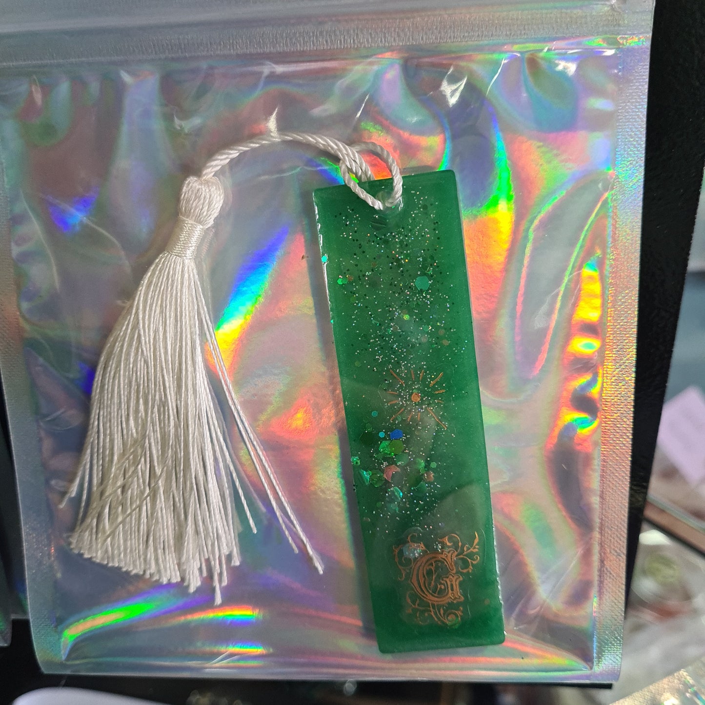 Resin bookmark
