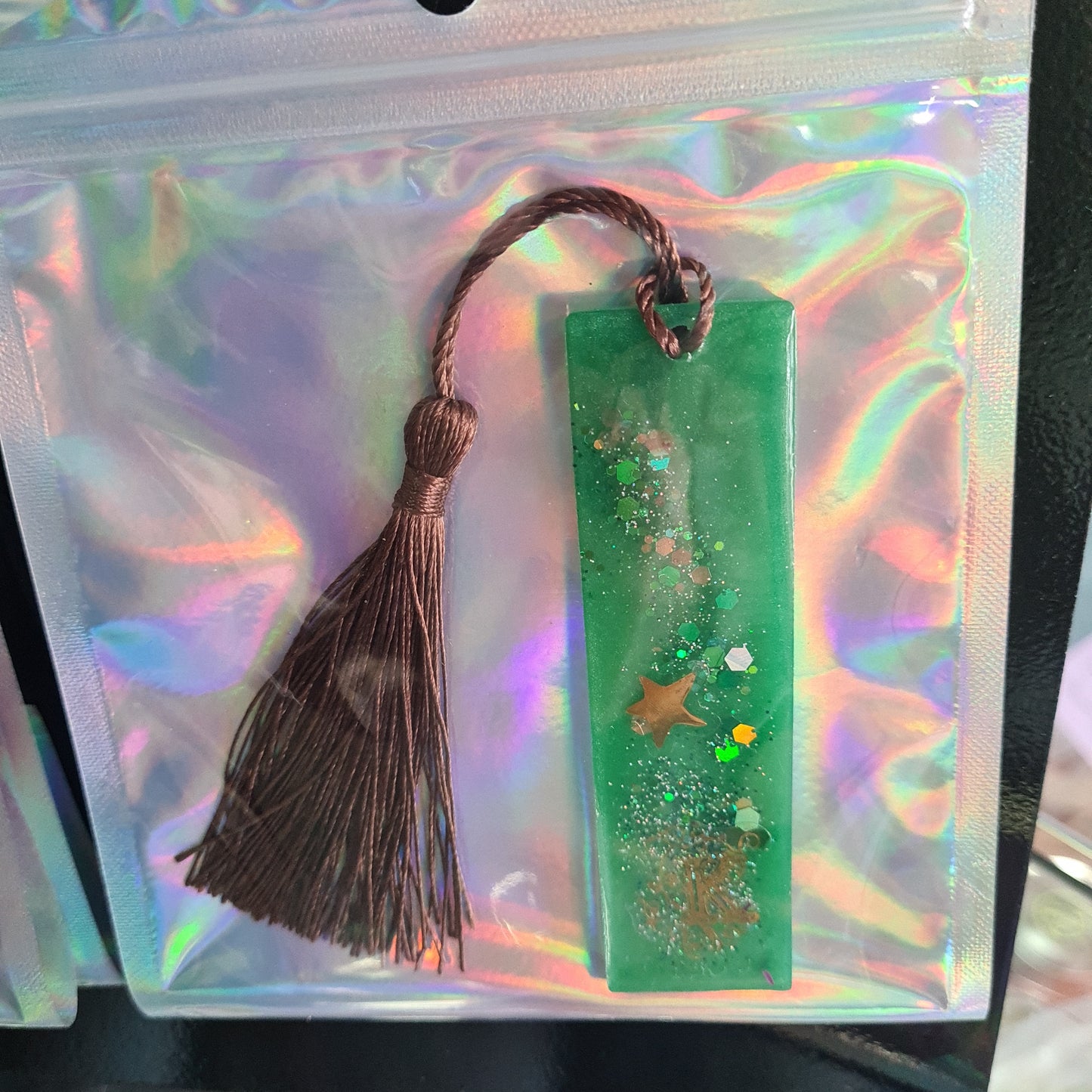 Resin bookmark